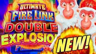 NEW SLOT! DOUBLE THE FUN!!  ULTIMATE FIRE LINK DOUBLE EXPLOSION Slot Machine (LIGHT & WONDER)