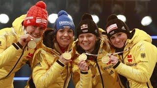 WM Staffel Frauen Ruhpolding 2012