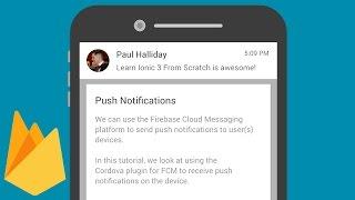 Push Notifications with Firebase Cloud Messaging and Cordova FCM on Android