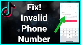Fix! TikTok Invalid Phone Number