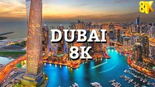 DUBAI (U.A.E) IN 8K VIDEO ULTRA HDR 60 FPS,  DUBAI CITY️SKYSCRAPER DESERT ️ BEACH ️ IN 8K VIDEO