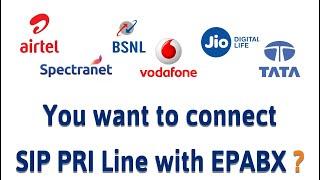 How to configure SIP PRI line on PRI Gateway