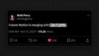 Framer Motion is changing… (and I’m excited)