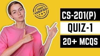 CS201 P QUIZ 1 2023 || CS201 P QUIZ 1 SPRING 2023