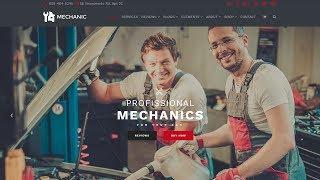 Mechanic WordPress Theme Home-Page Presentation - Car Repair Services Site Builder