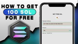 Get 100 Free Solana: Easy Step-by-Step Guide (Secret Code)!