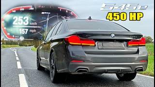 450HP BMW 545e is the ULTIMATE B58 HYBRID on the UNLIMITED AUTOBAHN!