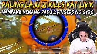 21 Kills | Nampak!! Paling Laju Kat Livik | Memang Padu 2 Fingers No Gyro Arifbakhtiar Gameplay PUBG