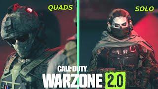 Warzone 2.0 Plane intro - Solo vs Quads