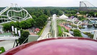 Big Loop front seat on-ride HD POV Heide Park