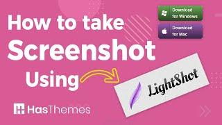 How to take screenshot using lightshot Windows & Mac - 2022