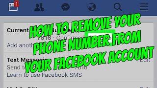 How to Remove Your Phone Number from Your Facebook Account