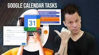 How to set Google Calendar tasks vs. events