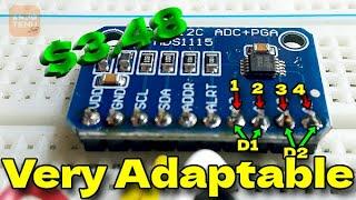 ADS1115  4 Channel ADC & PGA With I2C Interface