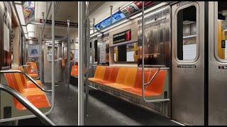 OpenBVE NYC Subway: R62A 1 Express Train from South Ferry Loop to Times Square-42 St