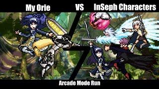 My Orie vs InSeph Characters JUS Mugen | Arcade Mode Run | Request