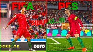 Cristiano Ronaldo SIUUU Celebration | FIFA vs PES (2015-2023)