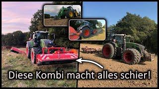 Dücker Mulchkombi am 828 | 939 mit Zwillingen am Rexius | Woche 6 als Erntehelfer | LOHN VLOG 47