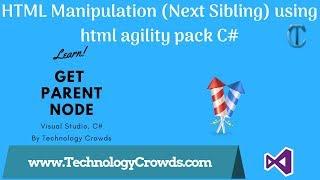 Learn HAP: HTML Traversing (Next Sibling) using Agility Pack C# | Web Scraping | Data Extraction