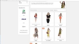 Block Manufacturers with images PrestaShop