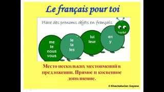 Уроки французского #66: Место нескольких местоимений в предложении. Прямое и косвенное дополнение