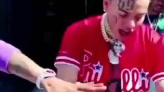 6ix9ine but he's dripping like a faucet