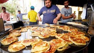 Pakistani STREET FOOD Breakfast!! The KING OF PARATHAS in Karachi, Pakistan