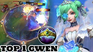 Wild Rift Top 1 Gwen (Prestige Crystal Rose Skin) Gameplay Rank Grandmaster