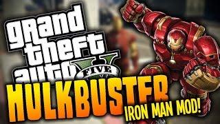 Way Too Easy! - GTA 5 - Hulkbuster & Iron Man Mod! [Grand Theft Auto V Mods]