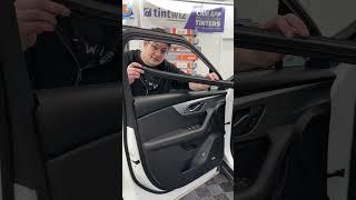 Easiest way to tint a window #diy #tint #cars