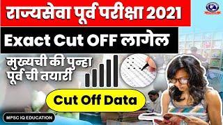 Mpsc cut off 2021 prelims | Expected Cut Off | अंदाजित कट ऑफ | Mpsc Prelim Cut Off 2021 |