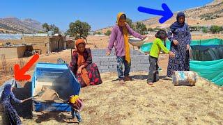 The amazing effort of a single woman and her daughters to keep the house warm