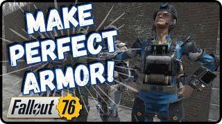 Perfect Armor Crafting: Secret Service, Civil Engineer, Covert Scout & More | Fallout 76