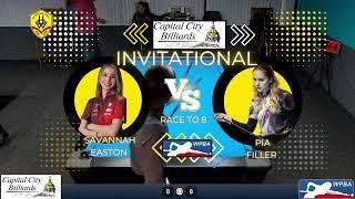 2024 WPBA Capital City Billiards Invitational Savannah Easton vs. Pia Filler Kaylee McIntosh