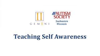 "Teaching Self Awareness" Webinar | Gemiini & Autism Society of SE Wisconsin