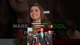 NARENDRA MODI IS PRESIDENT !! ALIA BHATT #aliabhatt