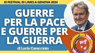 Guerre per la pace e guerre per la guerra - Lucio Caracciolo all'XI Festival a Genova 2024