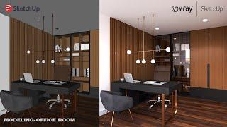 V-ray for sketchup | Best small Office Design