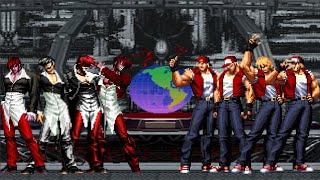 The King of Fighters (MUGEN) | Orochi Iori vs Terry Bogard