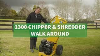 STEVENS 1300 Chipper & Shredder - Walkaround