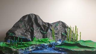 How To Make Mountain Using Paper (Easy)