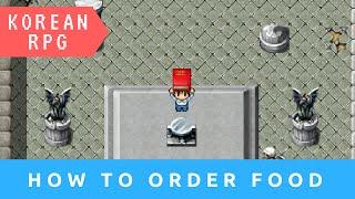 How to Order Food in Korean | Korean RPG