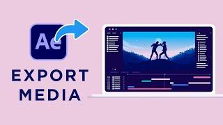 How to Export media in after effects CC 2018 | After effects beginner tutorial