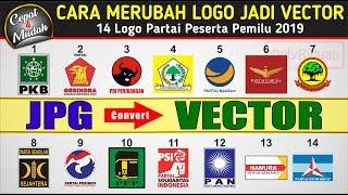 Cara Mudah Merubah Logo Partai Jadi Vector - Tutorial CorelDRAW