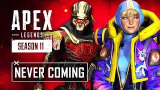 "RAREST" Apex Legends Skins that are NOT COMING BACK - Season 11