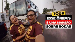 UM TOUR NO MOTORHOME ÔNIBUS ARTESANAL COMPLETO - EP.04