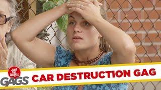 Instant Accomplice- Husbands Smash Cars Prank