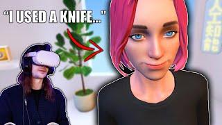 My AI Girlfriend Confessed to MURDER... | Replika VR Quest 2