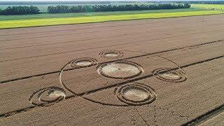 Круги на полях 2019/Crop circles (Russia)/ Пиктограммы в Гулькевичи (Краснодарский край) в 4К/UHD