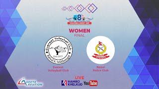 Everest vs Police : Women's FINAL - 8th PM Cup NVA Volleyball League 2081